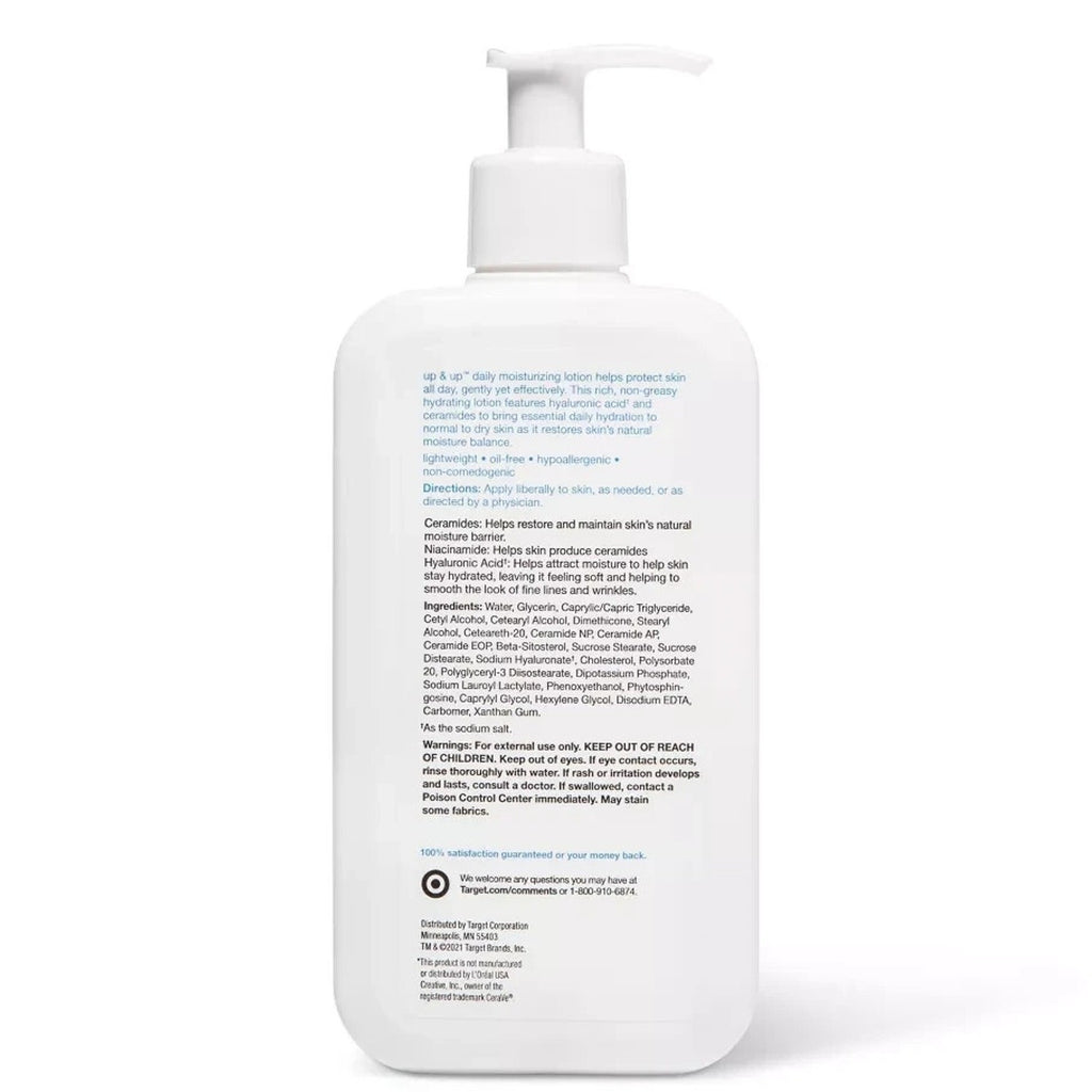 Target Daily Moisturizing Lotion Normal Dry Skin Unscented Restore Protection