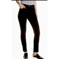 We the Free Black Stella Skinny Jeans Sz 26 High Rise, Button Fly, Raw Hem, NWT