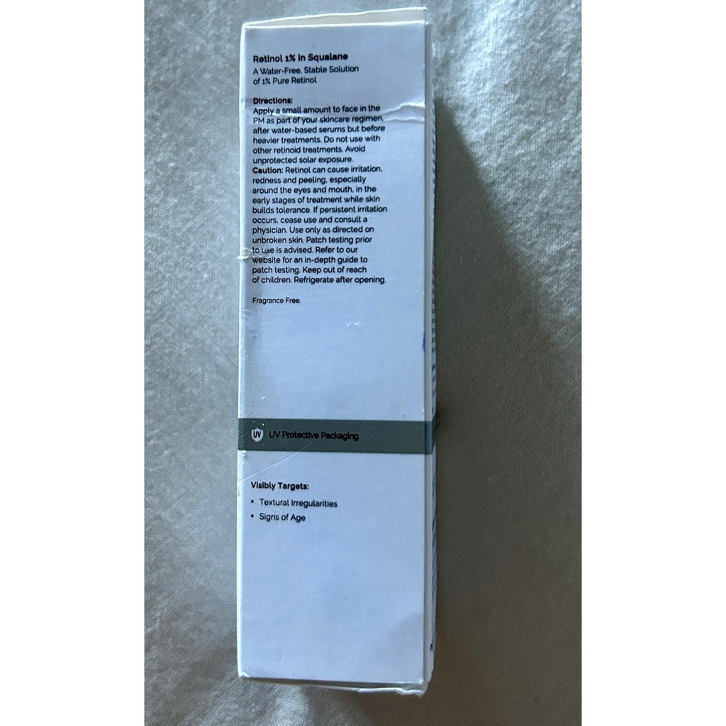 The Ordinary Retinoids Serum Retinol 1% in Squalane Anti Aging Skincare 1 fl oz