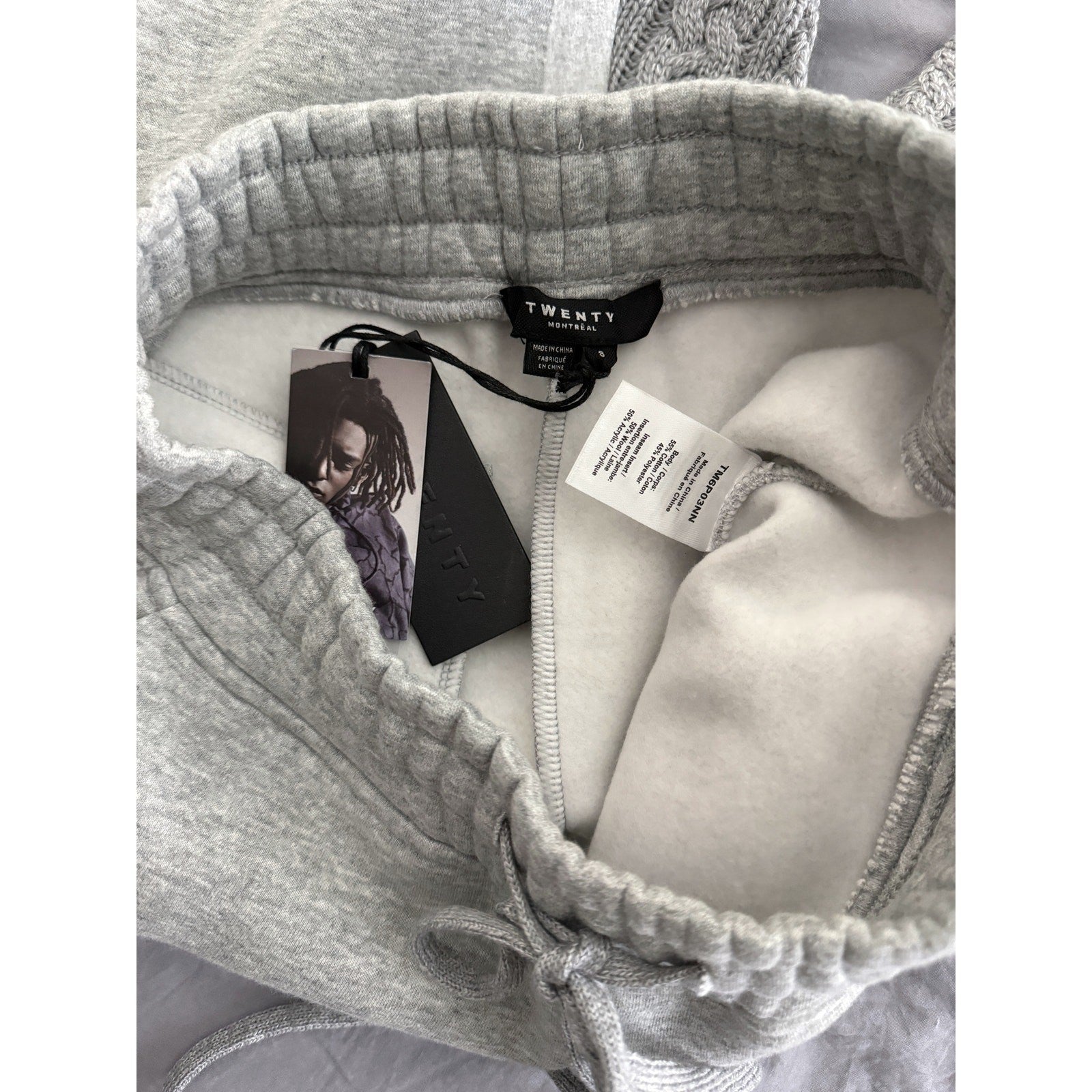 Twenty Montreal Felt Connect Joggers Men’s Small Heather Gray Pants NWT $255
