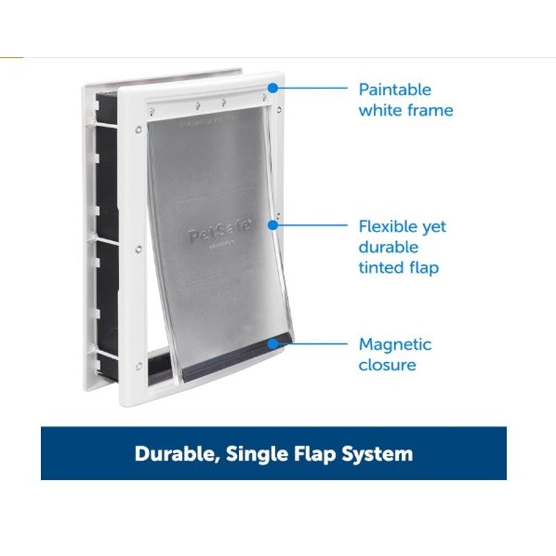 PetSafe Plastic Pet Door Easy Install Up to 15 lb Size Small for Dog or Cat NEW 