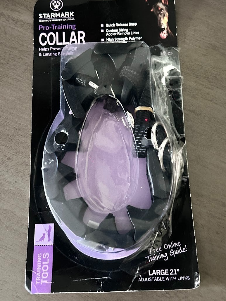 New Starmark Pro Training Dog Collar Size Large 21" Sealed On Card