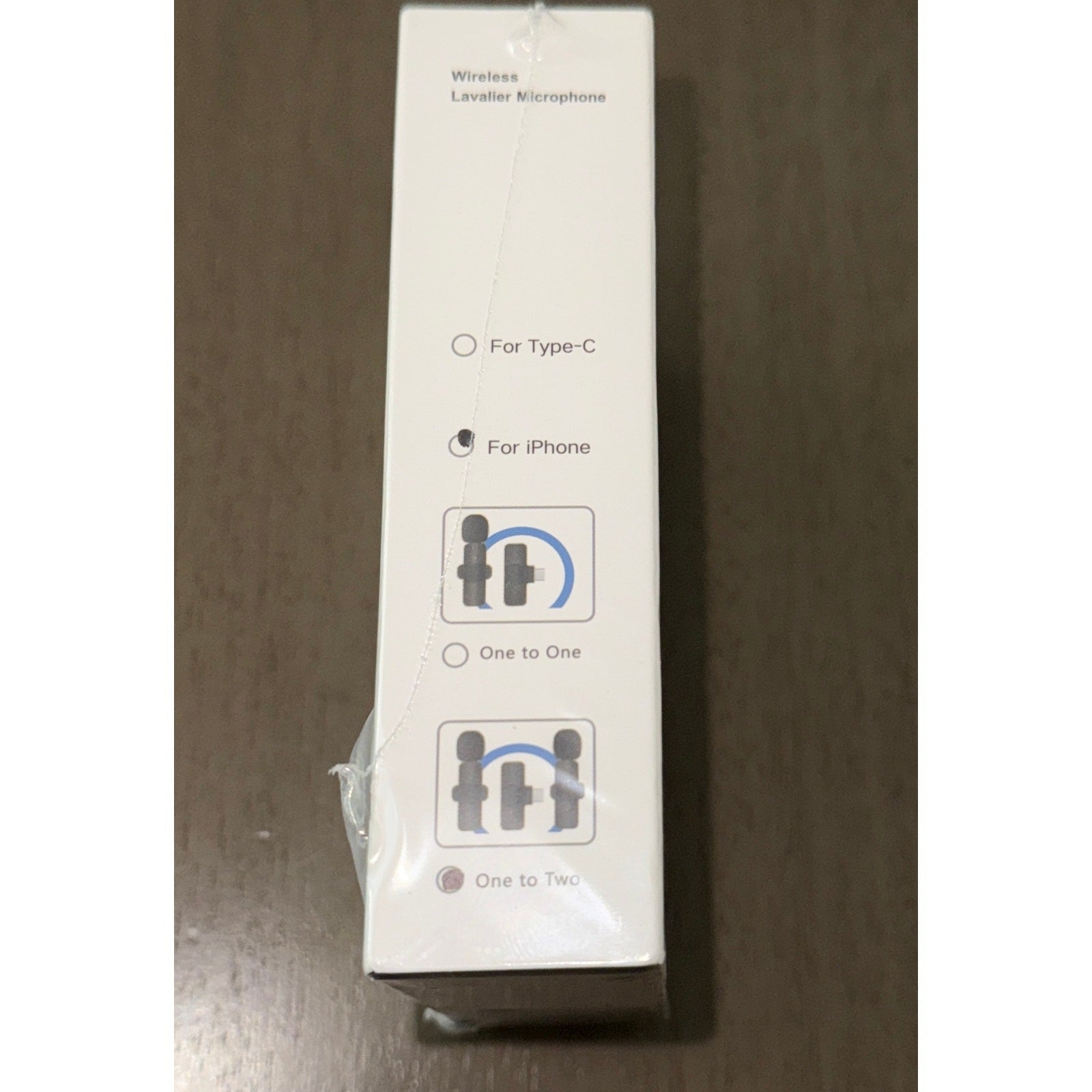 New Wireless Lavalier Mic 2-Pack, Plug & Play, iPhone/Android, No App/Blue