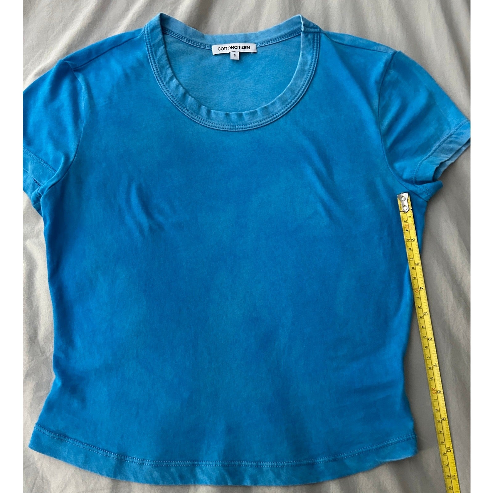 Cotton Citizen Standard Baby Tee Vintage Sky Blue, Women's Size Small