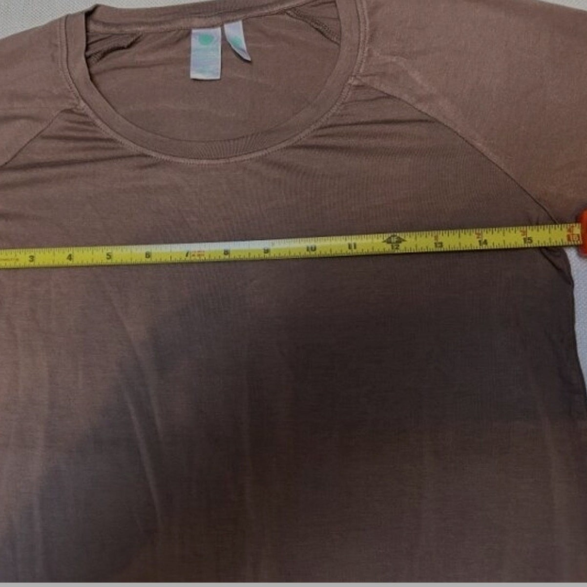NEW Aventura Organic Cotton Brown Top Sleeves 3D Embroidered Floral Design Sz XS