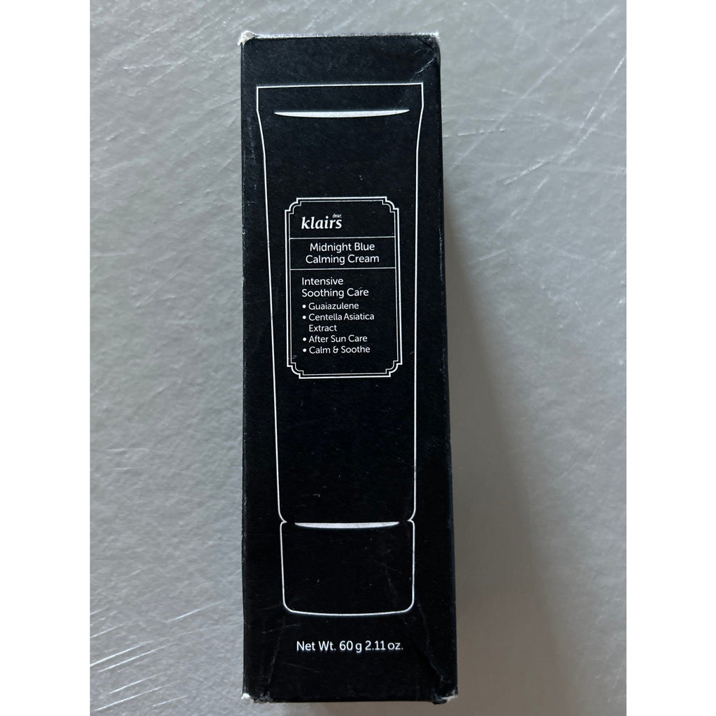 Klairs Midnight Blue Calming Cream 2.11 oz Azulene & Centella Soothing Moisture