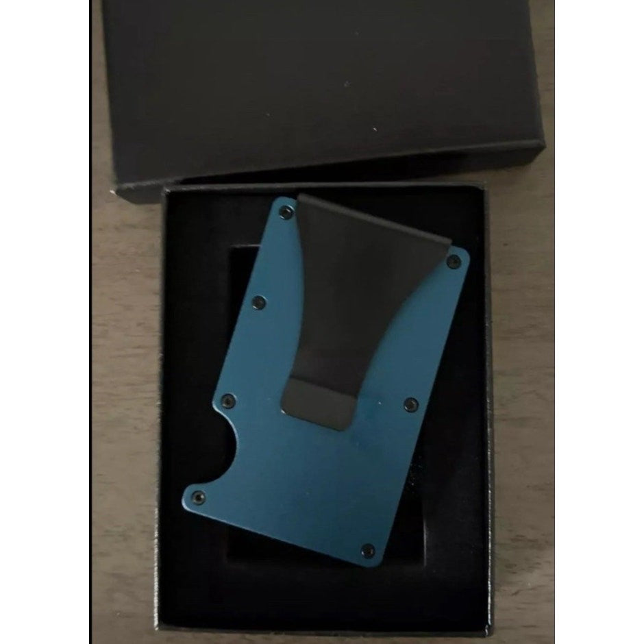 Credit Card Holder Minimalist Holds 12 Cards RFID, Money Clip, Pocket Wallet NWB