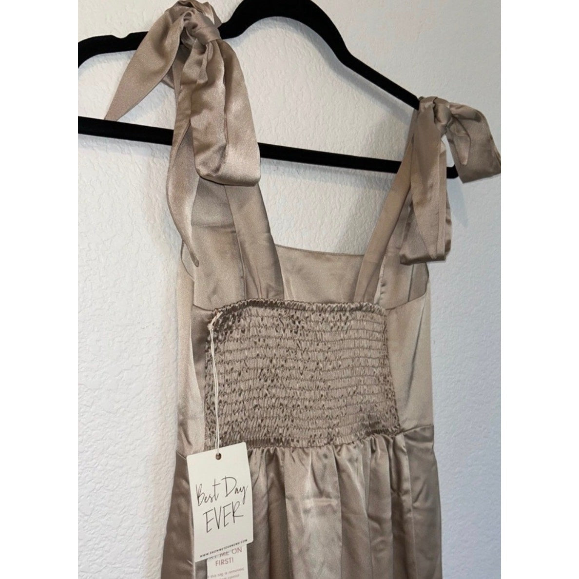Show Me Your MuMu Claire Midi Dress Luxe Satin | Show Me The Ring Sz XS 