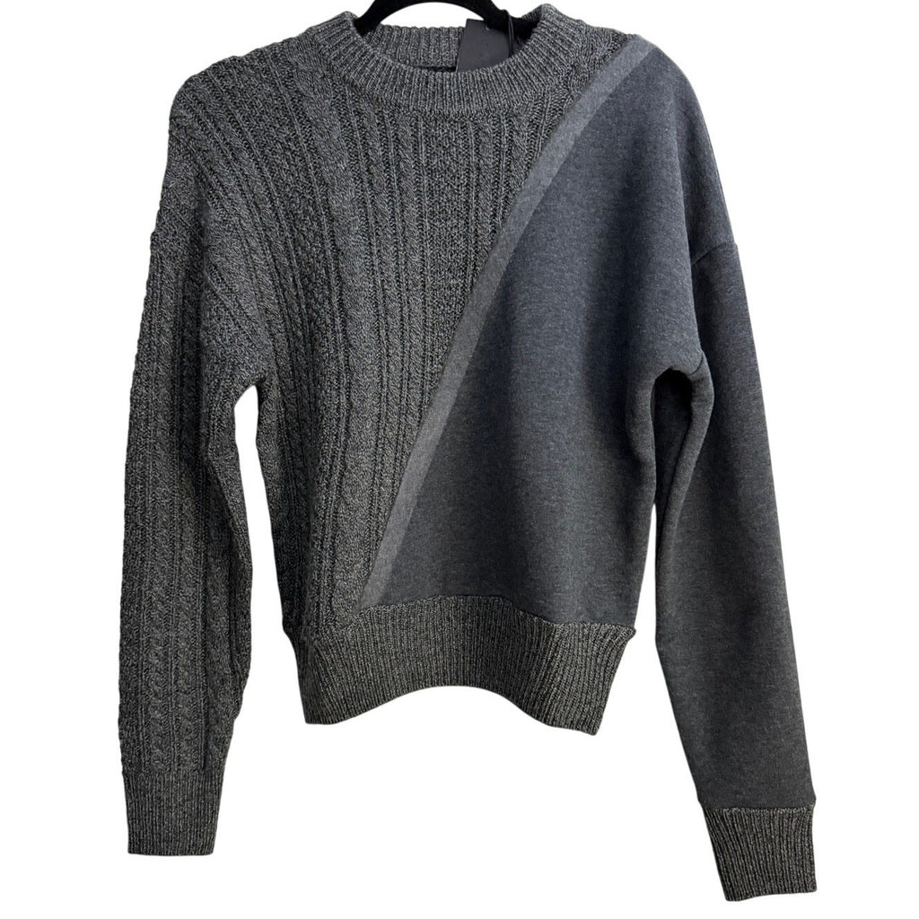 TWENTY MONTREAL Twenty Connect Crewneck Sweater Gray Size XS NEW 