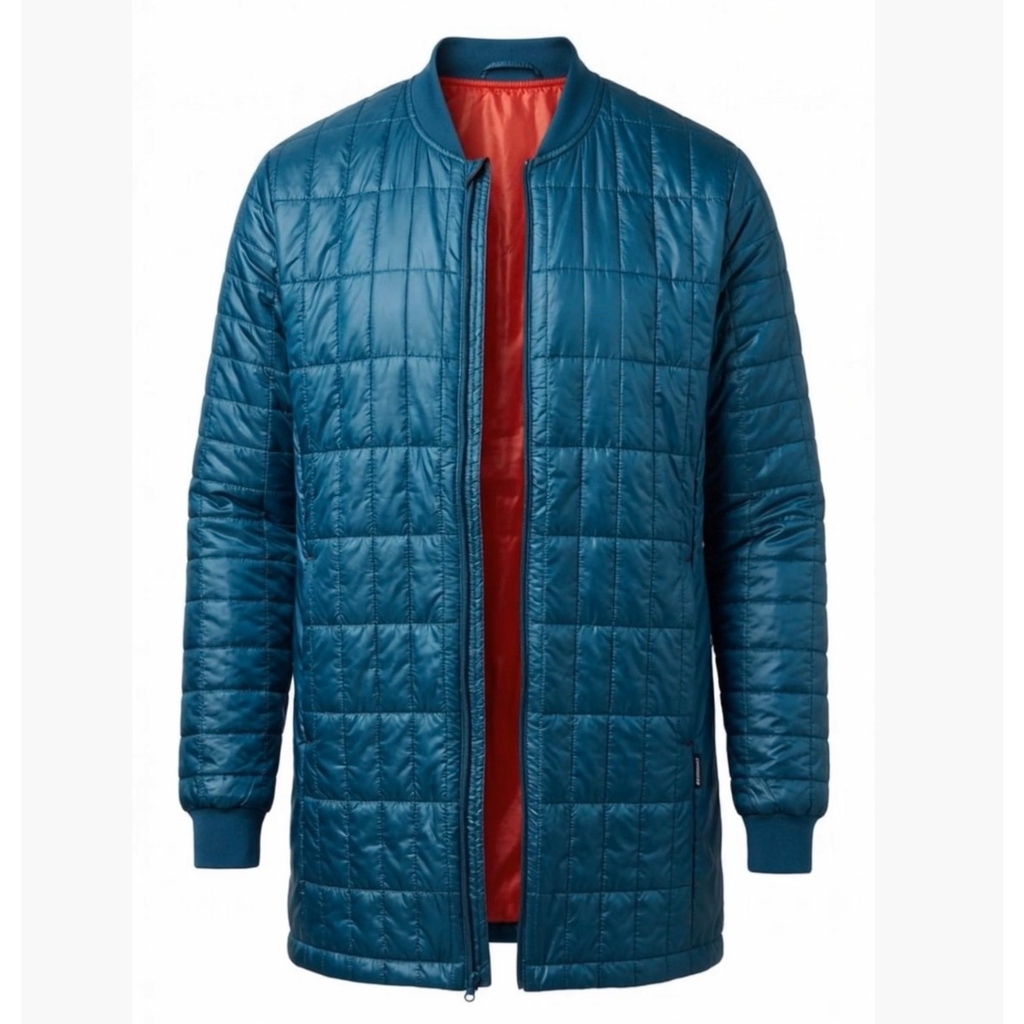 Cotopaxi Kusa Reversible Jacket Blue Red Llama Fill NWOT Men Small Womens Medium