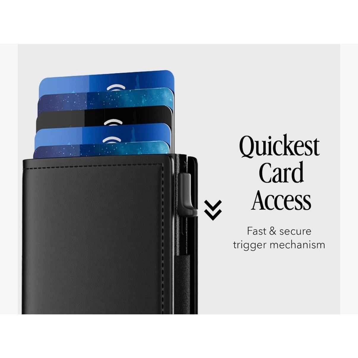 Minimalist Smart Wallet Apple AirTag Uses Find My, 12 Card Holder, RFID Blocking