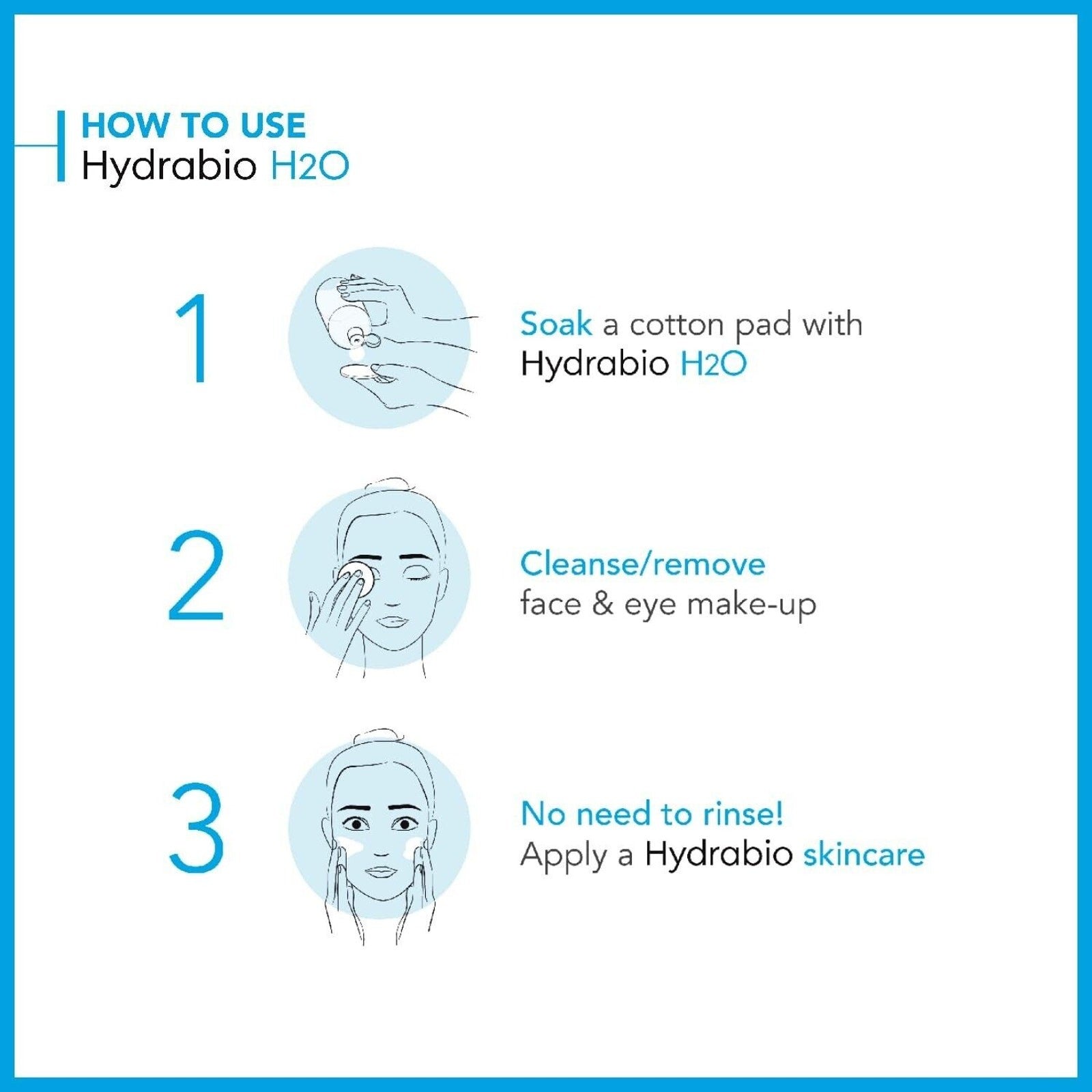 Bioderma Hydrabio H2O Micellar Water 8.4 oz Cleanser Makeup Remover NEW