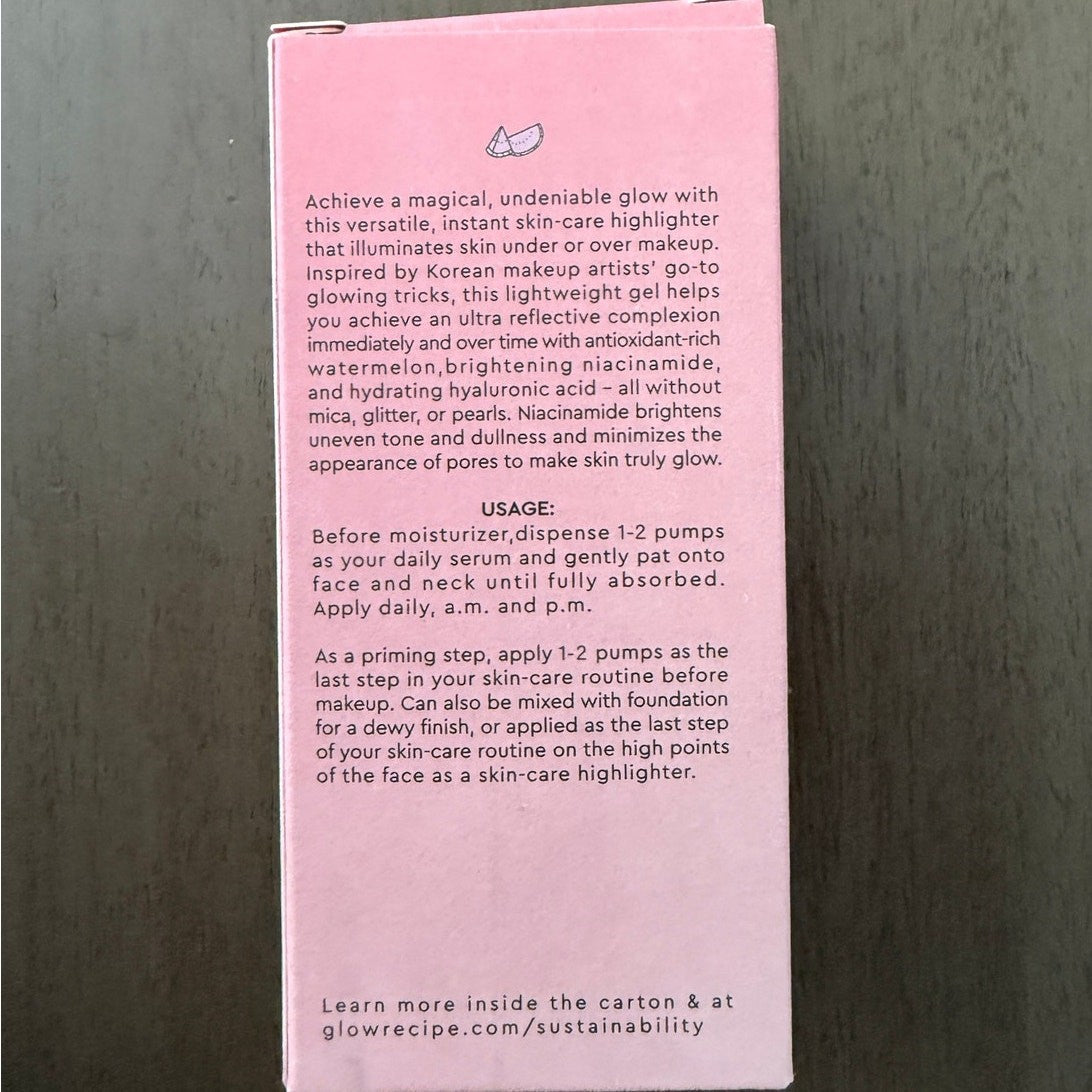 Glow Recipe Watermelon Dew Drops Serum | Niacinamide Glow & Brightening NIB