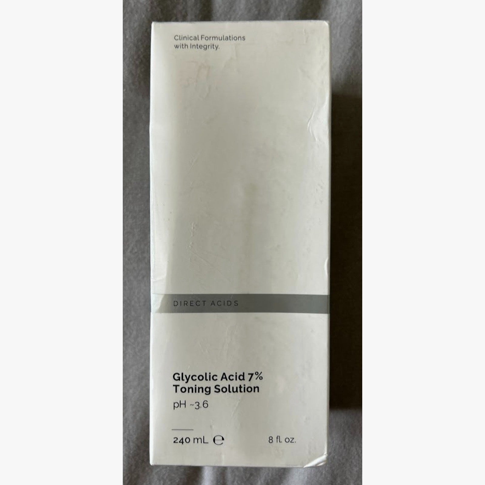 Glycolic Acid 7% Toning Resurfacing Exfoliating Solution BIG SIZE 8oz SEALED