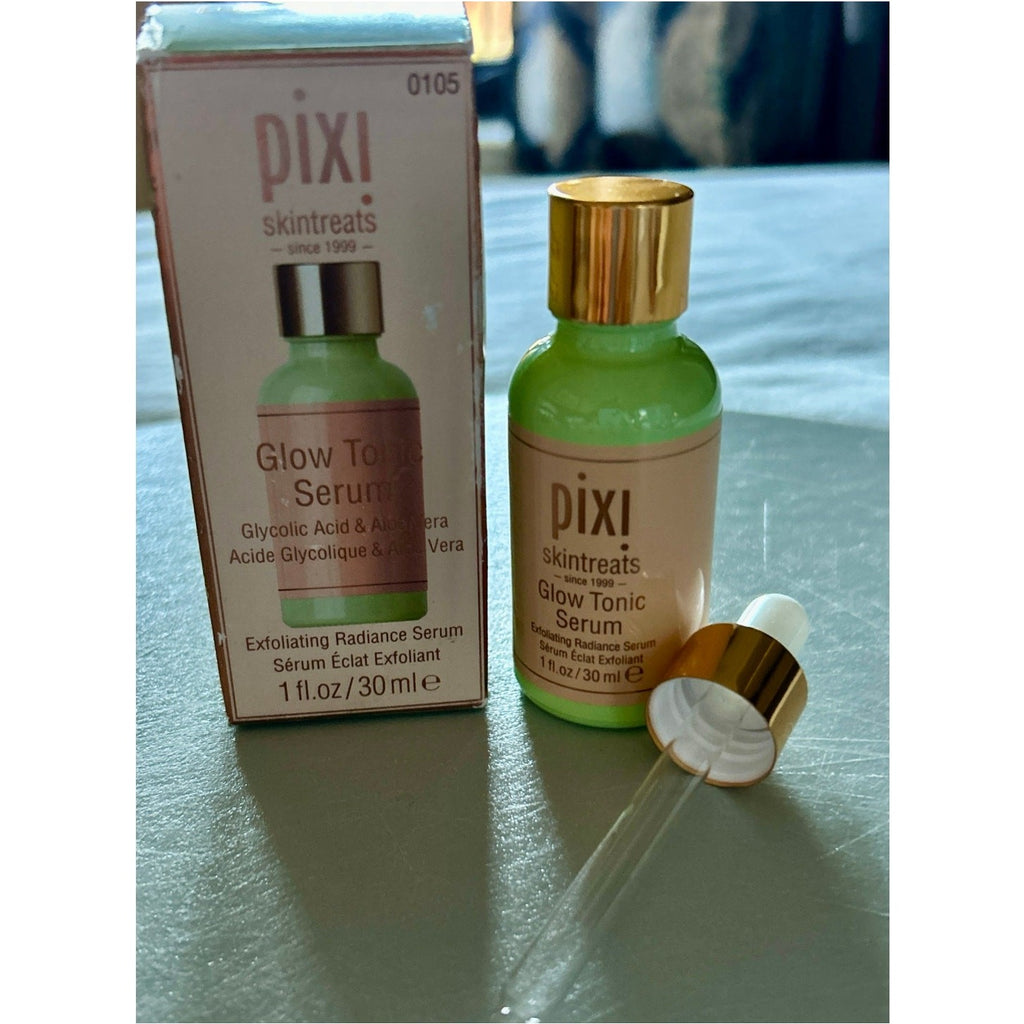 Pixi Glow Tonic Serum 1floz Exfoliating Radiance Serum Glycolic Acid & Aloe Vera