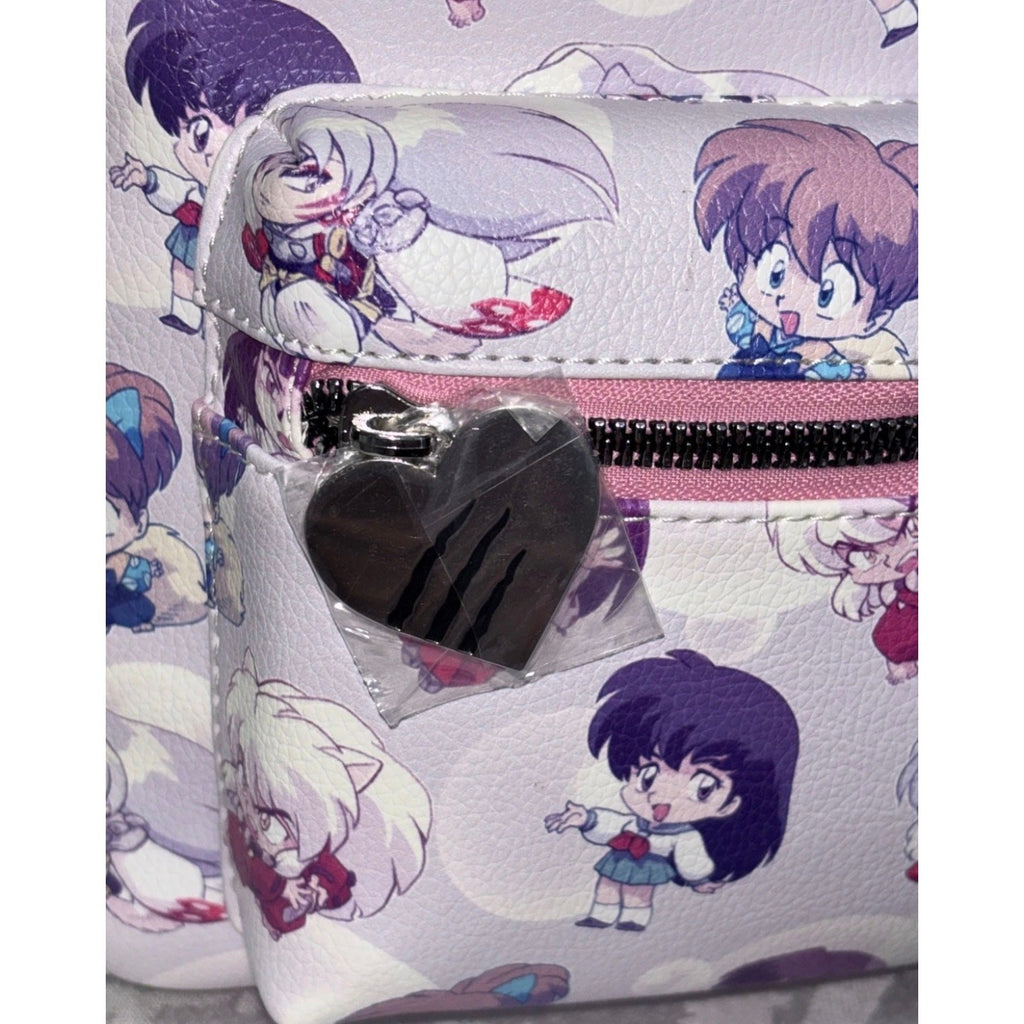New Inuyasha Chibi Characters Mini Backpack Bioworld Japanese Anime NWT