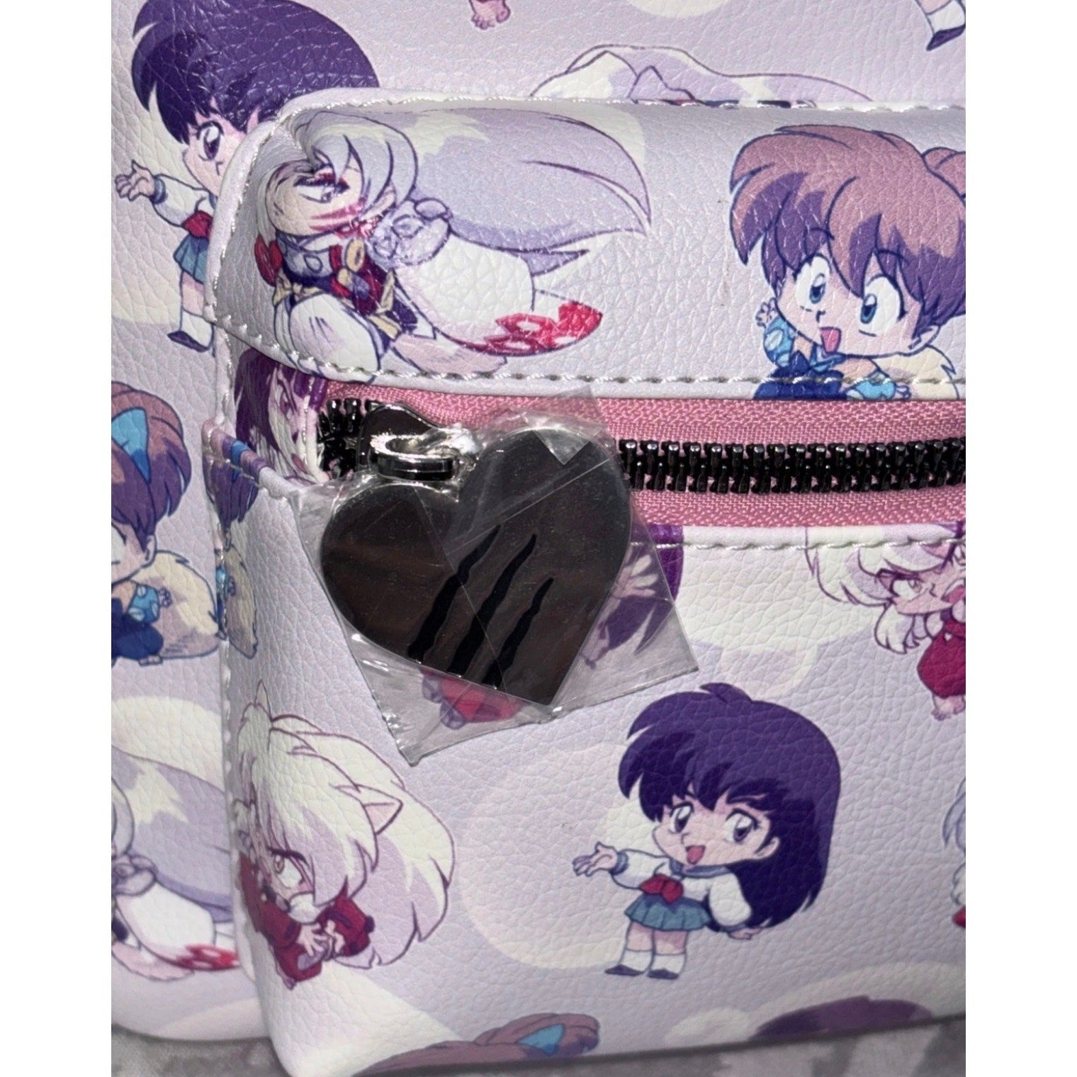 New Inuyasha Chibi Characters Mini Backpack Bioworld Japanese Anime NWT