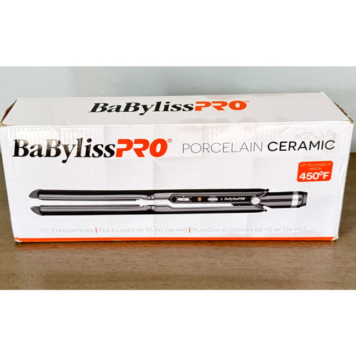 Babyliss Pro Porcelain Ceramic 1 1/2" Straightening Iron BP9559UC Open Box