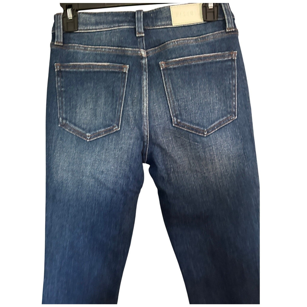 Revolve Pistola Aline High Rise Skinny Stretch Jeans Blue Work Wash Sz 26 $148 