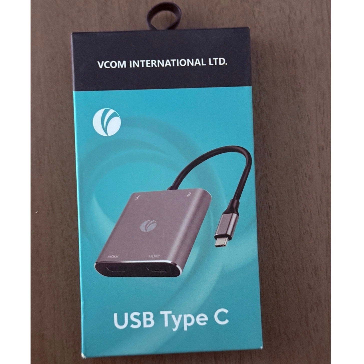 Portable VCOM USB C to Dual HDMI Adapter New