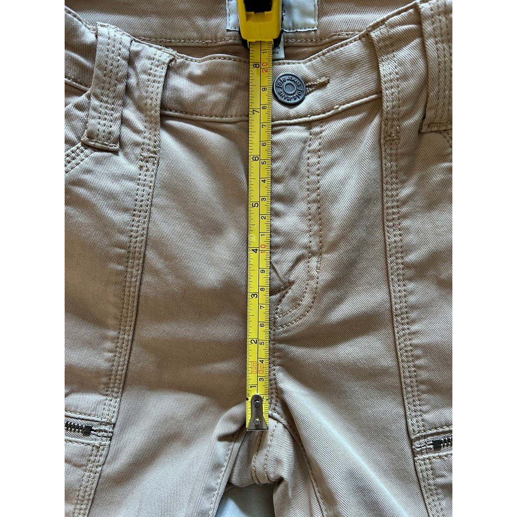 Joie Park Skinny Cargo Pants Khaki Tan Size 27 NWT Utility Ankle Zip Style