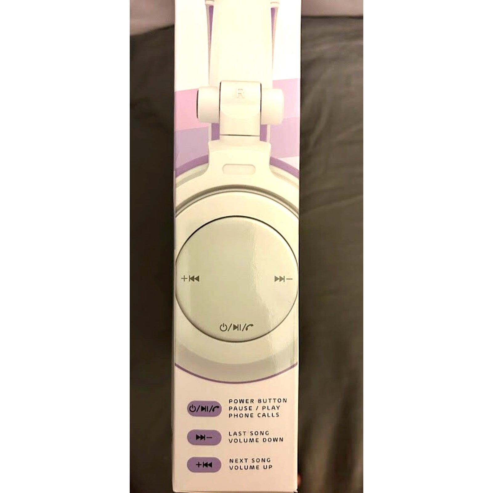 CUTE Unicorn Wireless LED Headphones Bluetooth 8hr Over Ear Headset w/ Mic NEW
