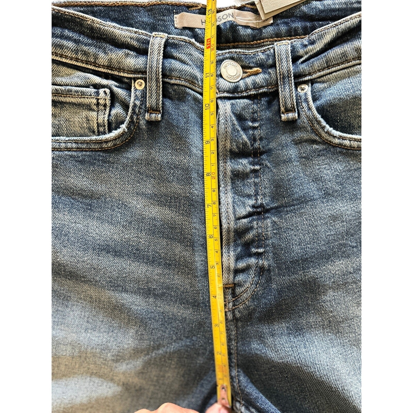 Hudson Faye Ultra High Rise Flare Jeans – Magical Wash, Size 26