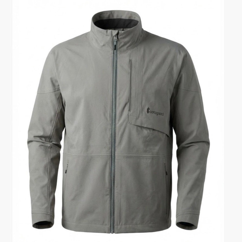 Cotopaxi Kinsa Soft-Shell Jacket Women’s Small Lightweight, Water-Resistant Gray