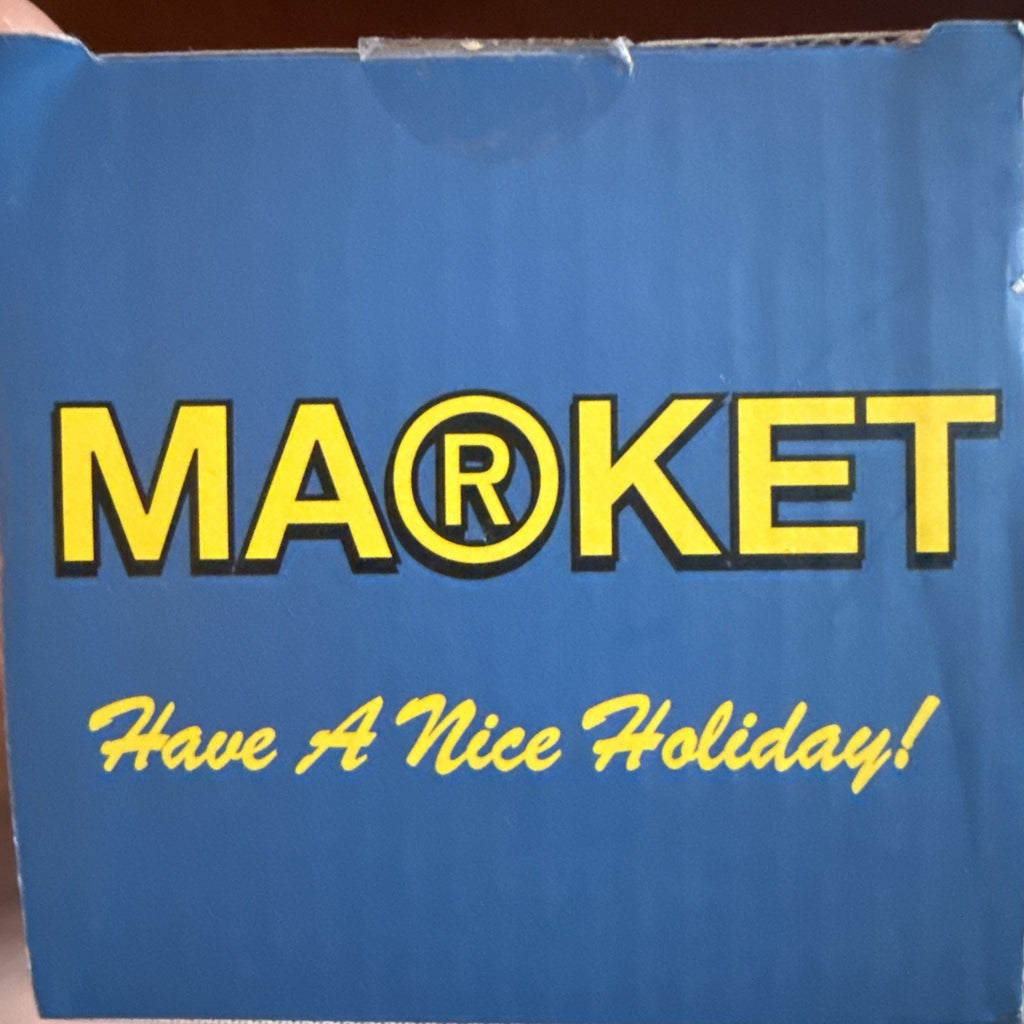 New Market Smiley Face Have A Nice Holiday Ornament + Bonus Market Ring