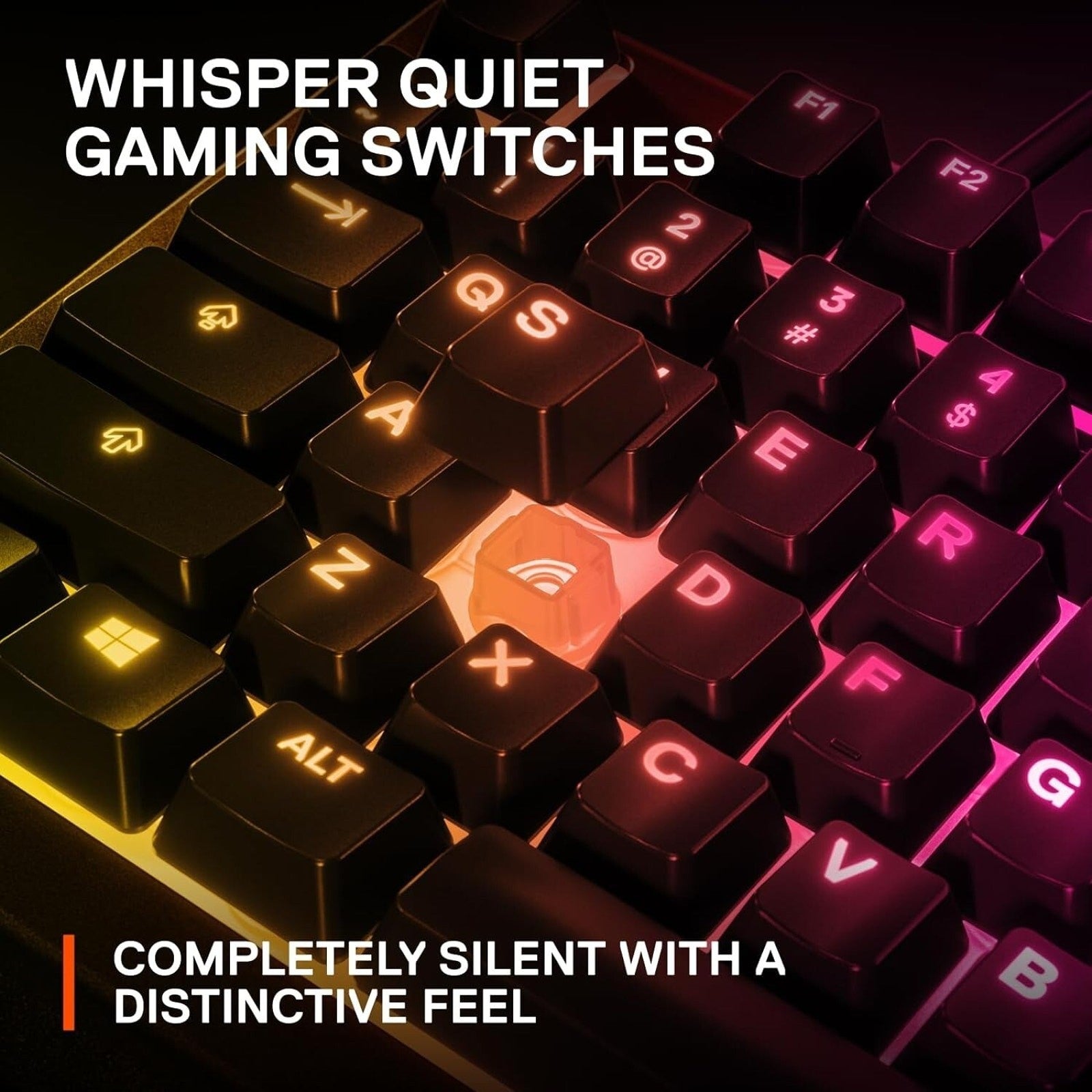 SteelSeries Apex 3 TKL Gaming Keyboard 8-Zone RGB Lighting Ten Keyless Black NEW