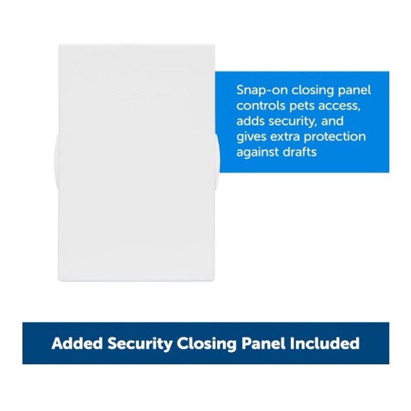 PetSafe Plastic Pet Door Easy Install Up to 15 lb Size Small for Dog or Cat NEW 