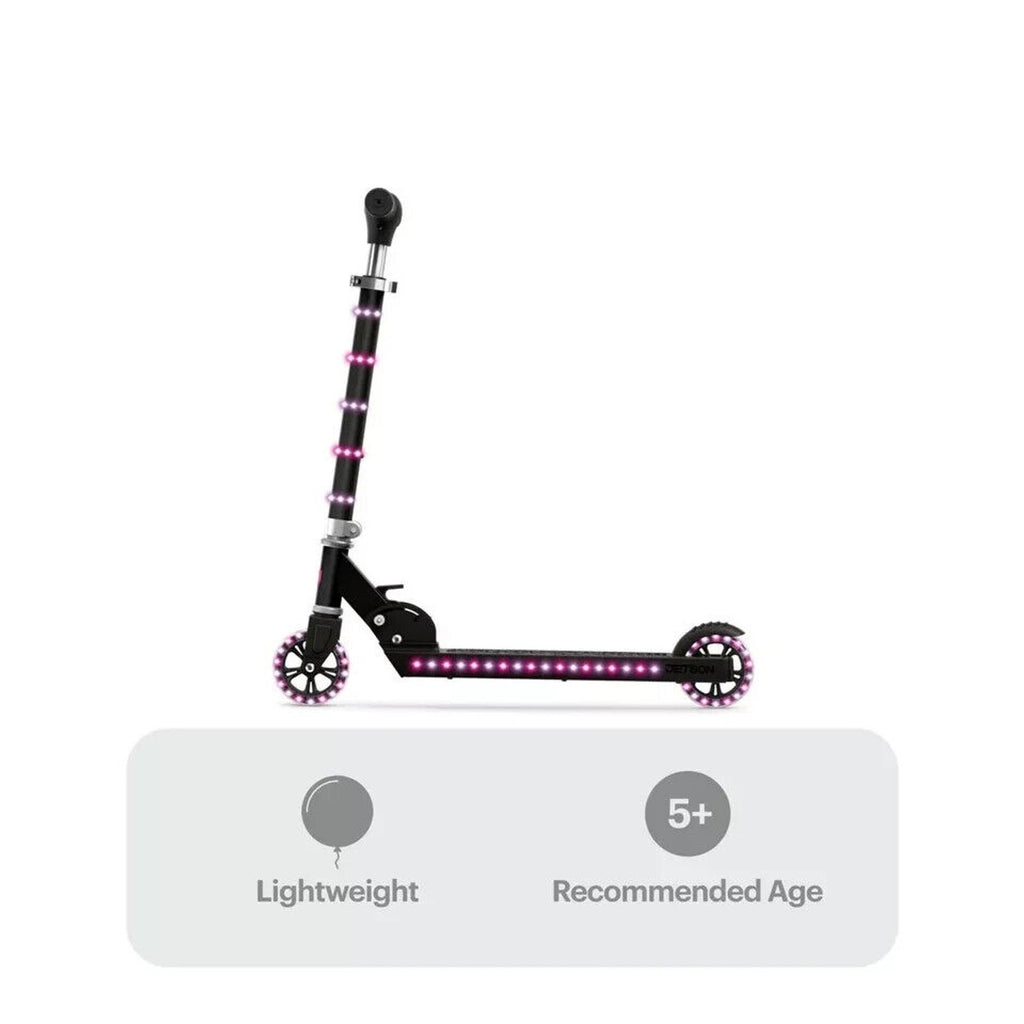 Kids Kick Scooters 150 LED Lights Adjustable Height Lightweight Portable FUN