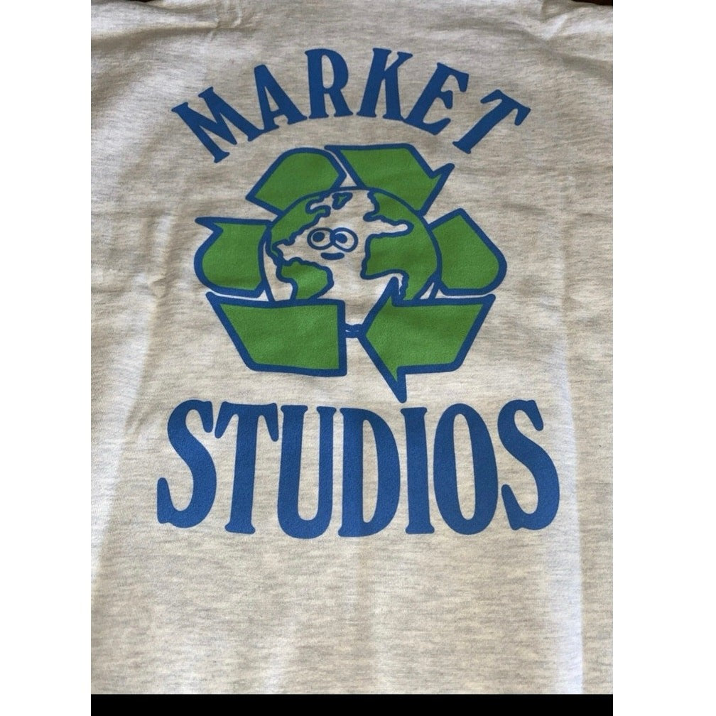 RARE Market Studios Tree Hugger Hoodie GreySize XS NWOT Chinatown Market 