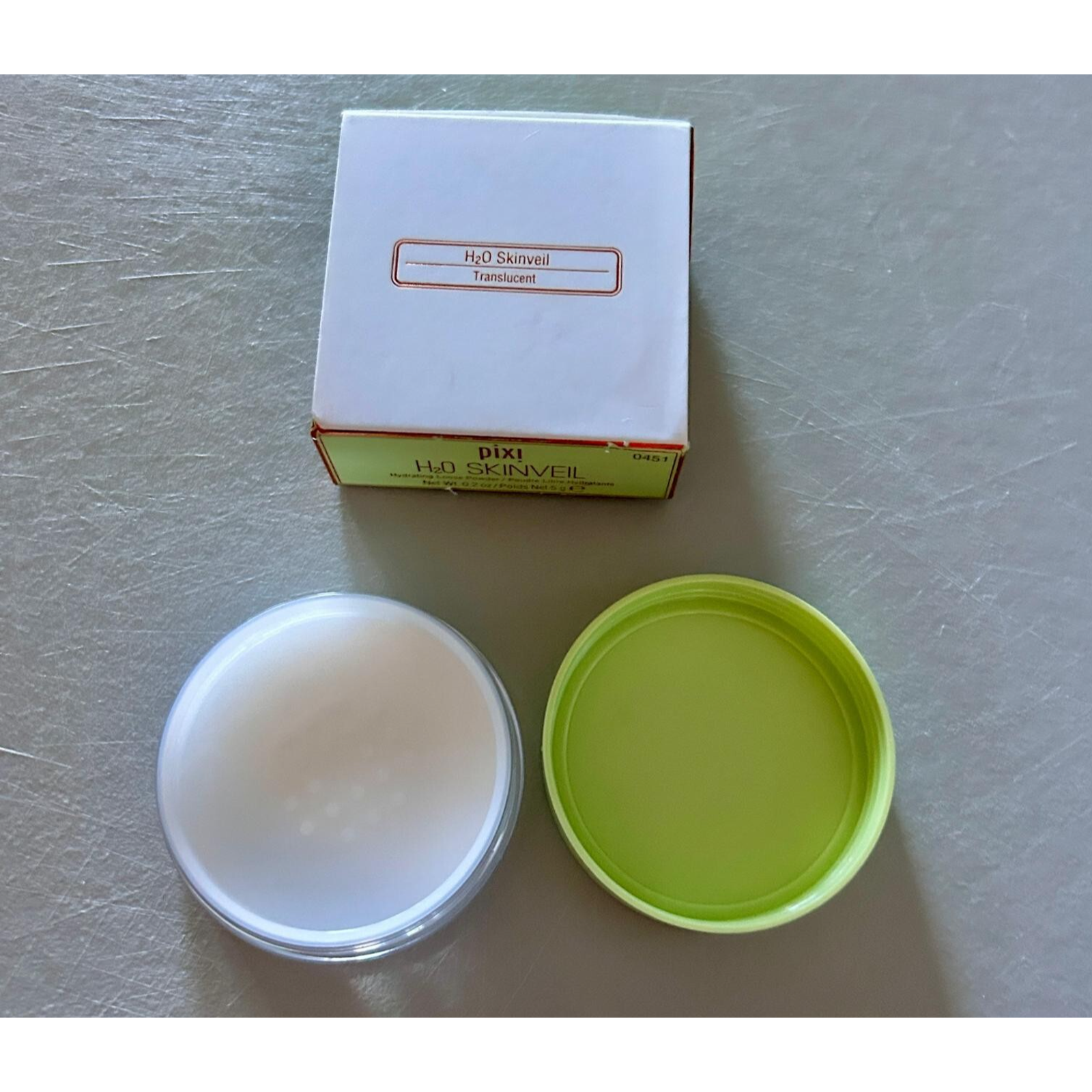 Pixi H2O Skinveil Loose Sheer Powder Translucent Velvet Hydrating Finish .2 oz 