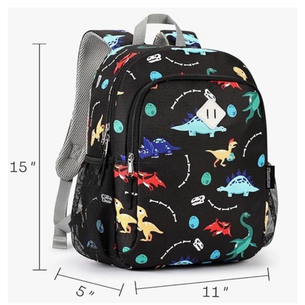 Kids Dinosaur Backpack – 15” Preschool Book Bag for Little Boys NWT