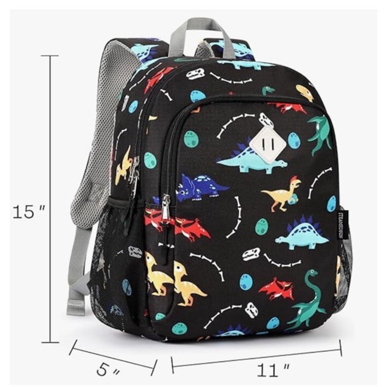 Kids Dinosaur Backpack – 15” Preschool Book Bag for Little Boys NWT