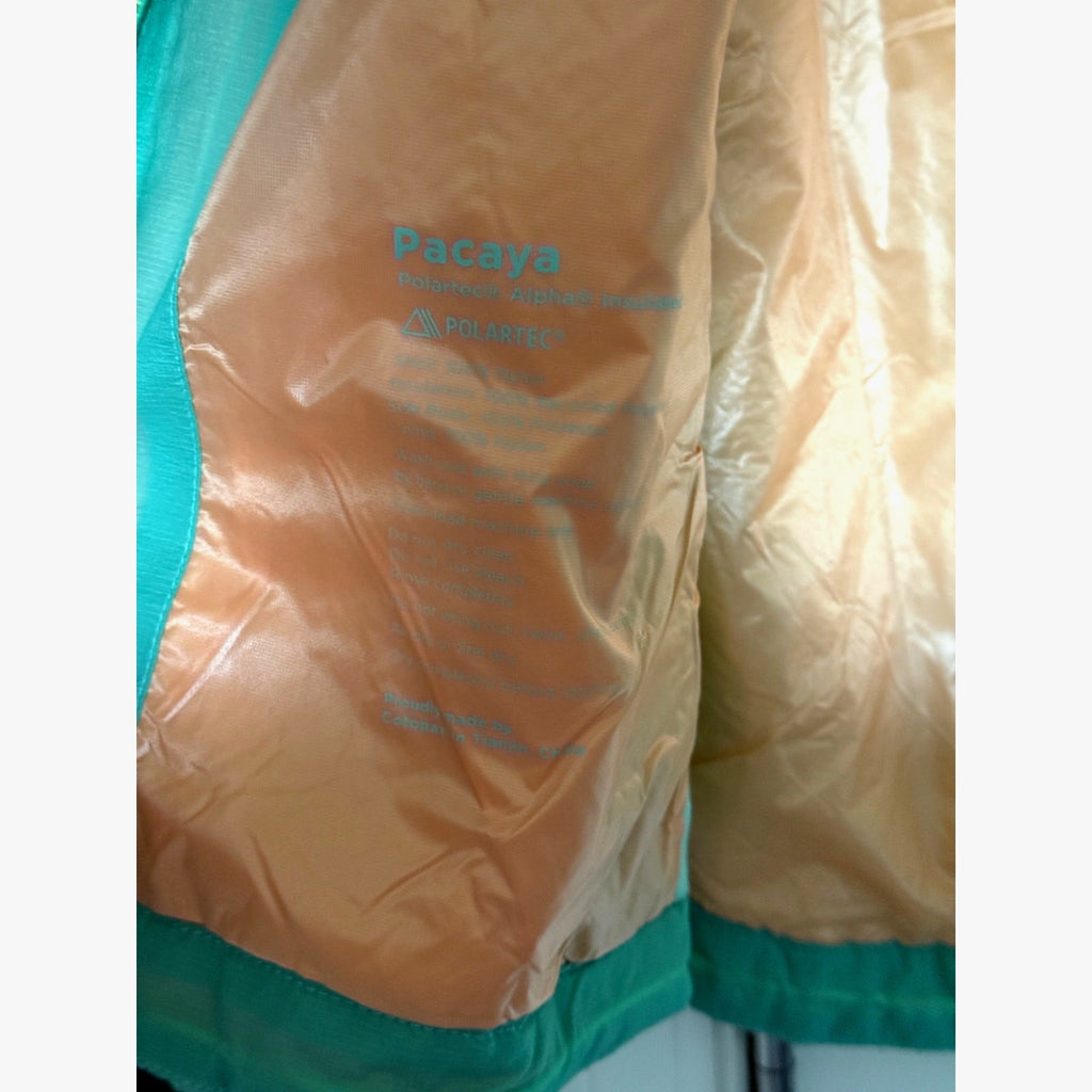 Cotopaxi Pacaya Polartec Insulated Jacket Women’s Large Turquoise / Gray NWOT 