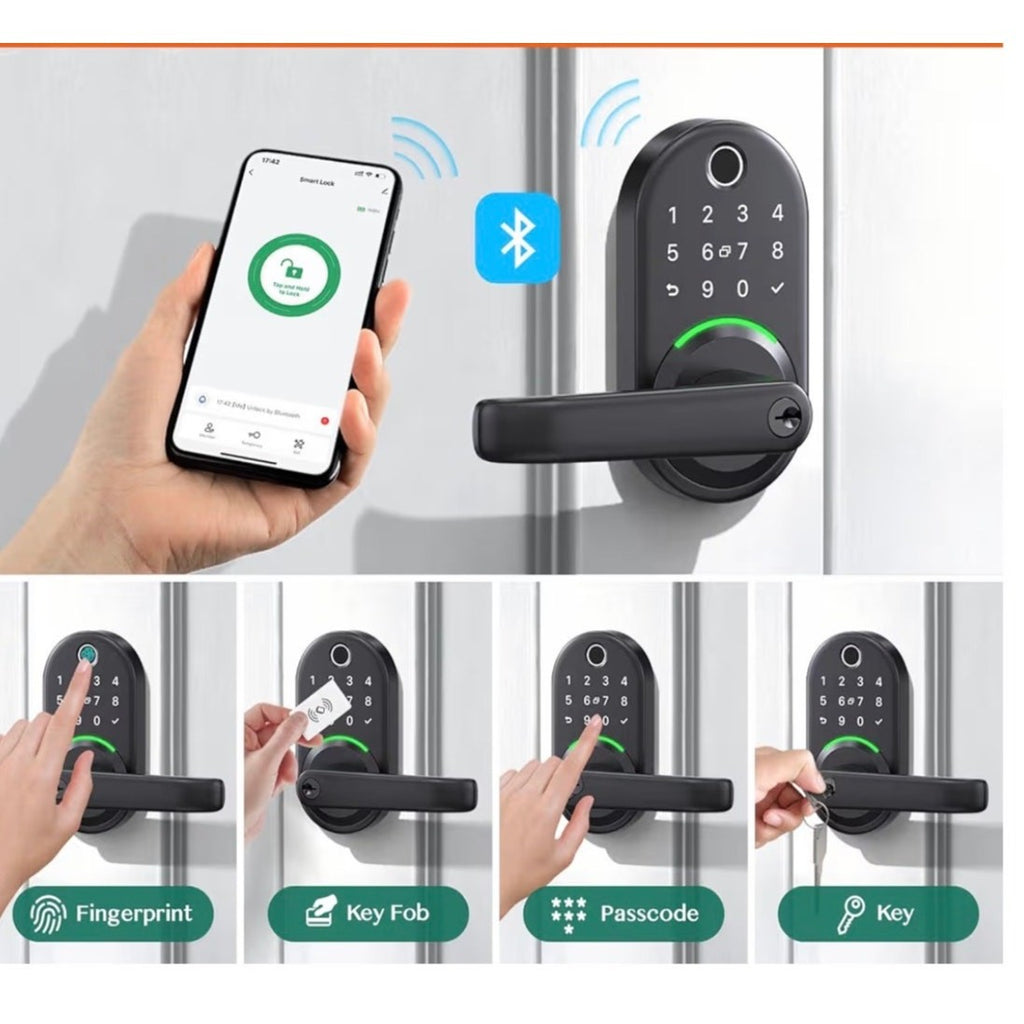 Yamiry Fingerprint Smart Door Lock, Keyless Entry Keypad, APP Control Deadbolt