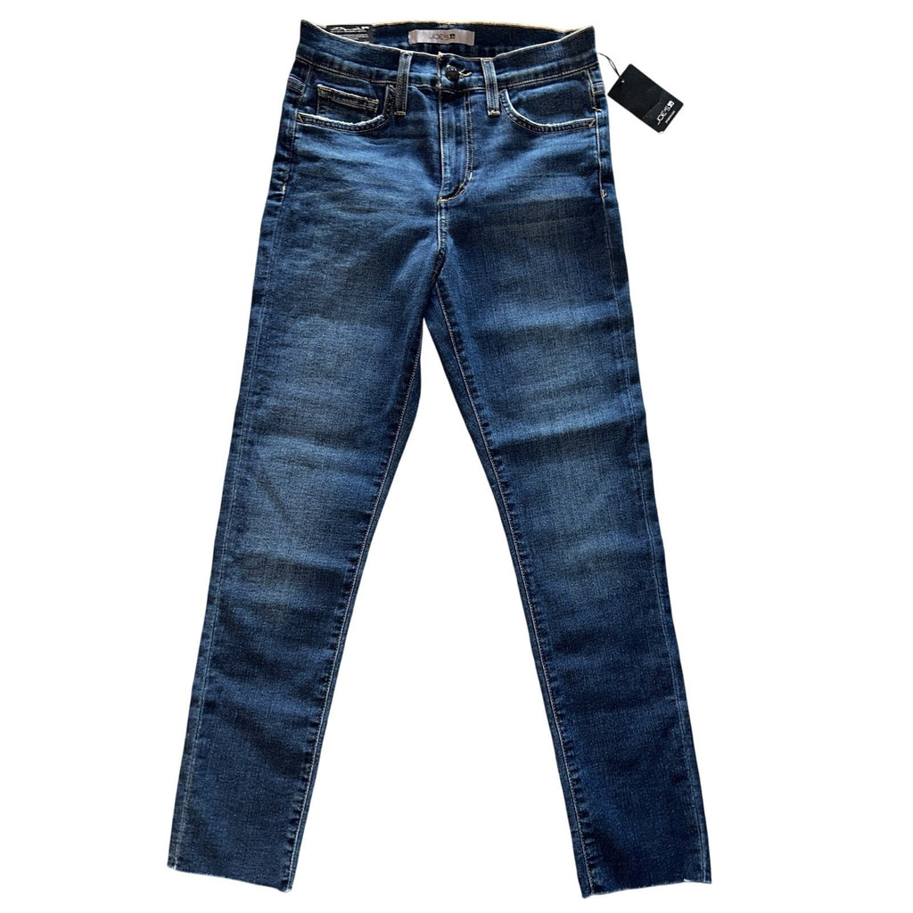 Joe's Jeans Sz Is 24 High Rise Skinny Crop—Raw Hem Stretch for Everyday Style NE