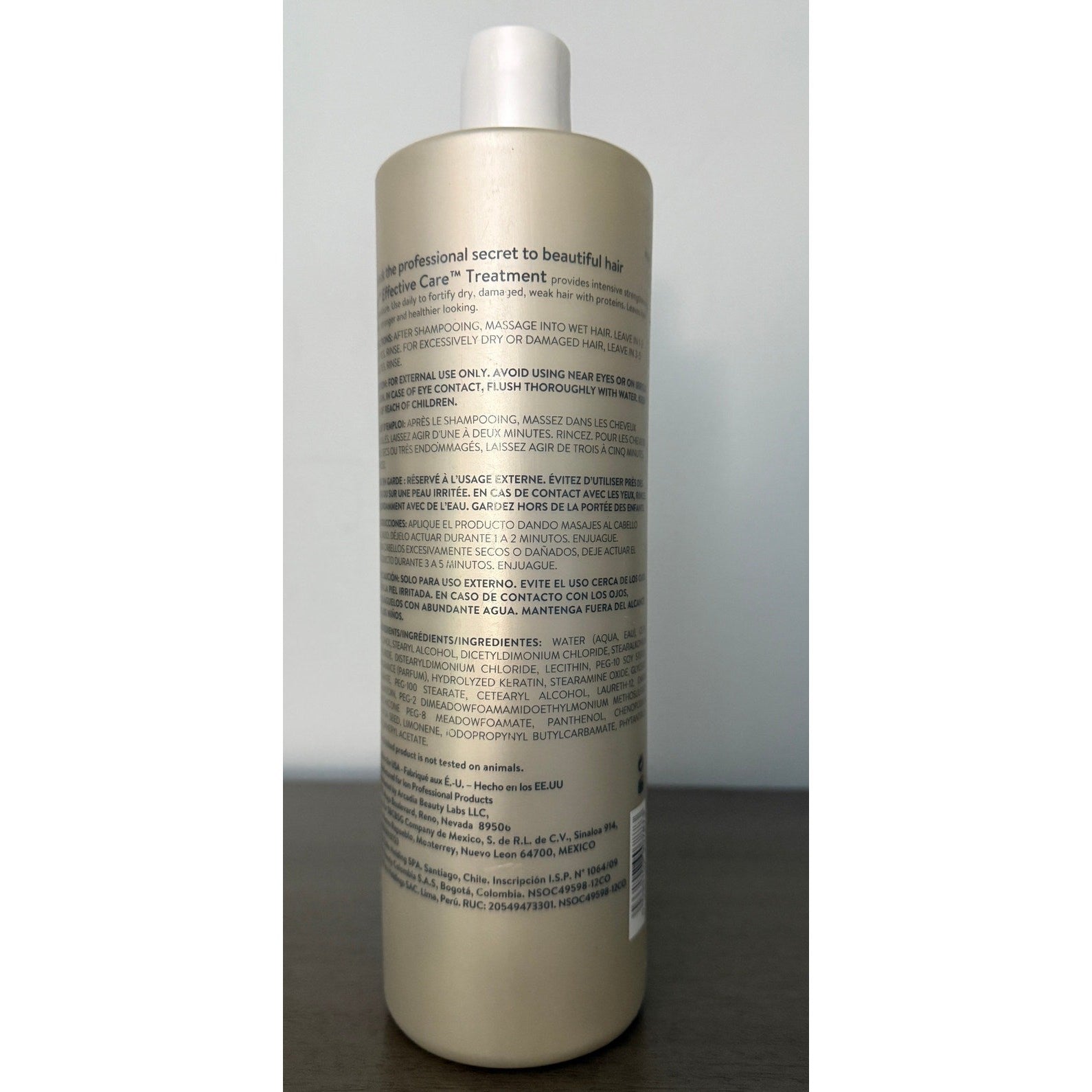 Ion Repair Effective Care Hair Treatment 100% Vegan Moisturizing Protein Formula