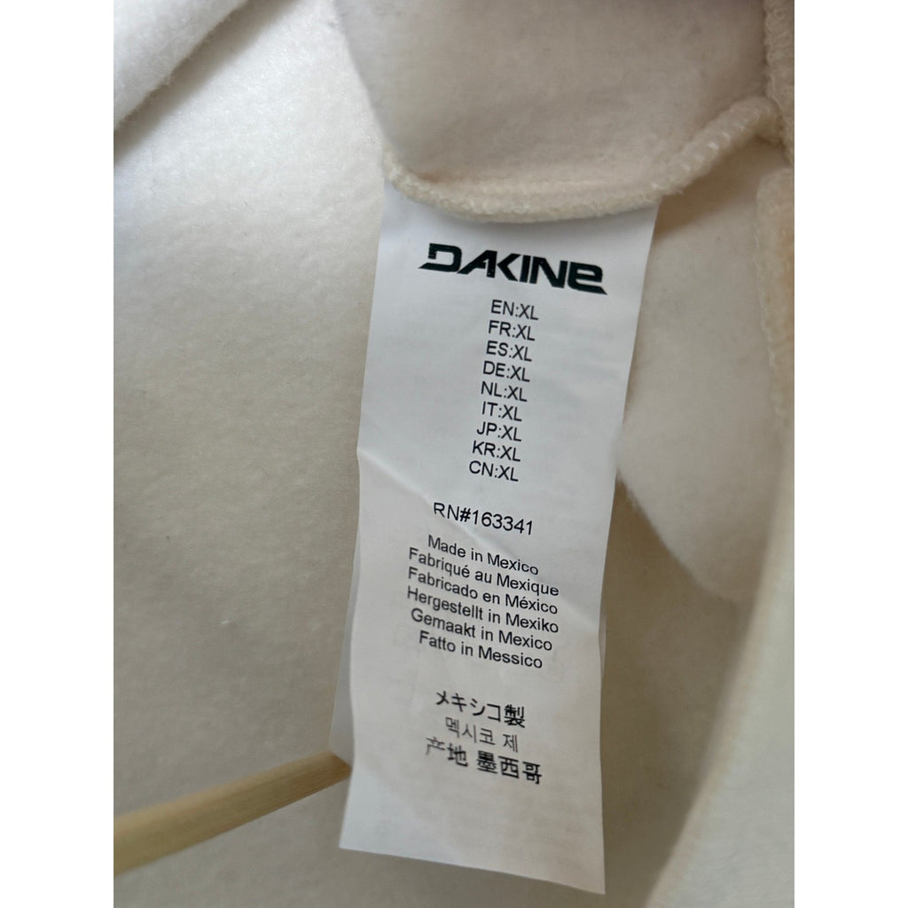 Dakine Canyon Super Soft Hoodie NEW Ivory / Surf / Cream Mens Size XL 