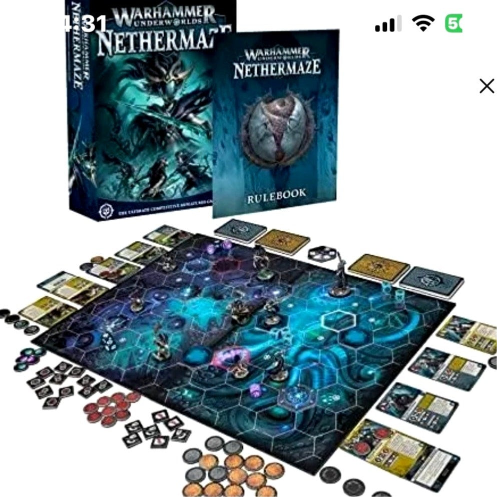 Warhammer Underworlds Nethermaze Sealed Box Set Ultimate Miniatures Game RARE