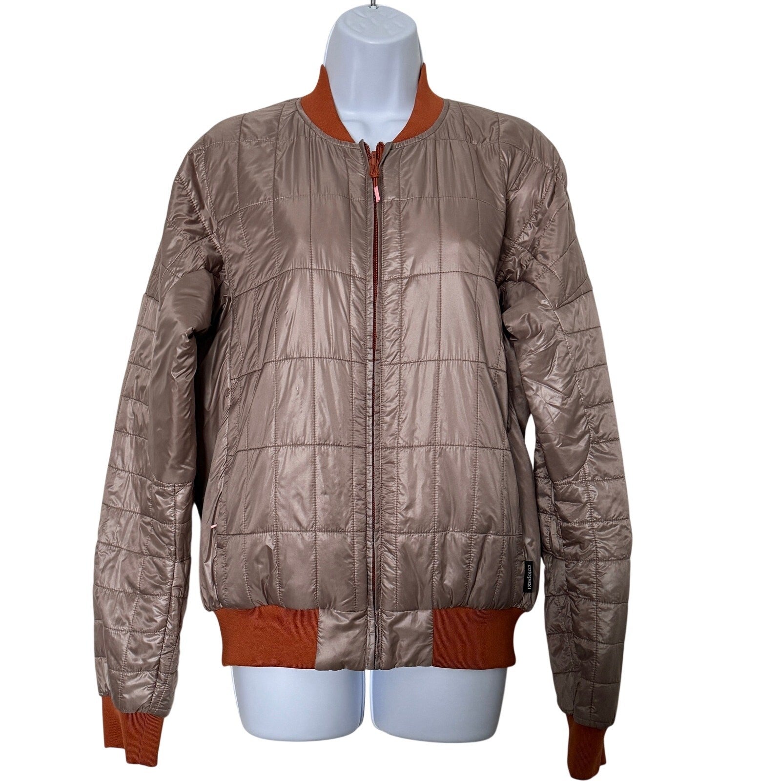 Cotopaxi Kusa Reversible Beige /Pink Bomber Jacket Womens M NWOT Llama Insulated