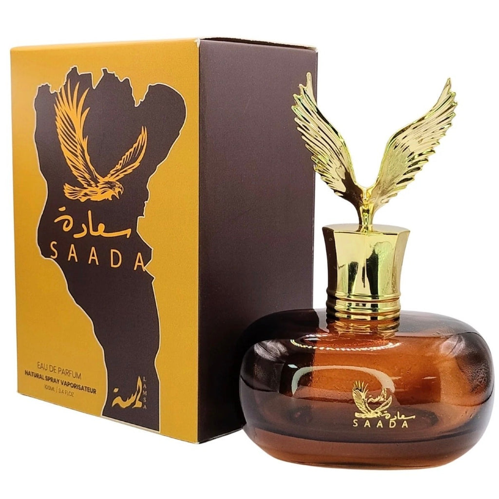 Arabian Lamsa Saada Oud Amber Mens / Womans Parfum 3.4 fl.oz. Authentic Sealed 
