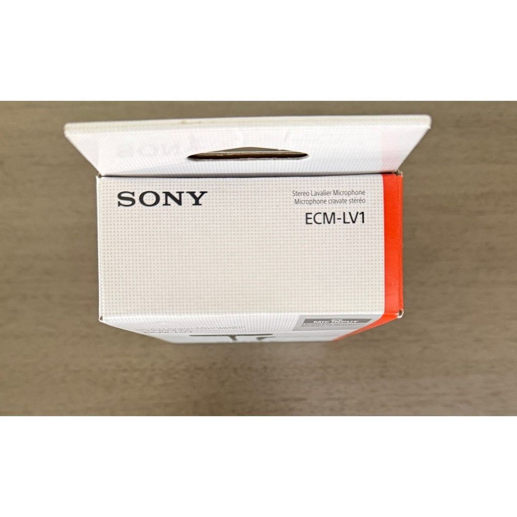 Sony ECM-LV1 Stereo Lavalier Clip On Microphone – New Sealed Box, 3.5mm Jack