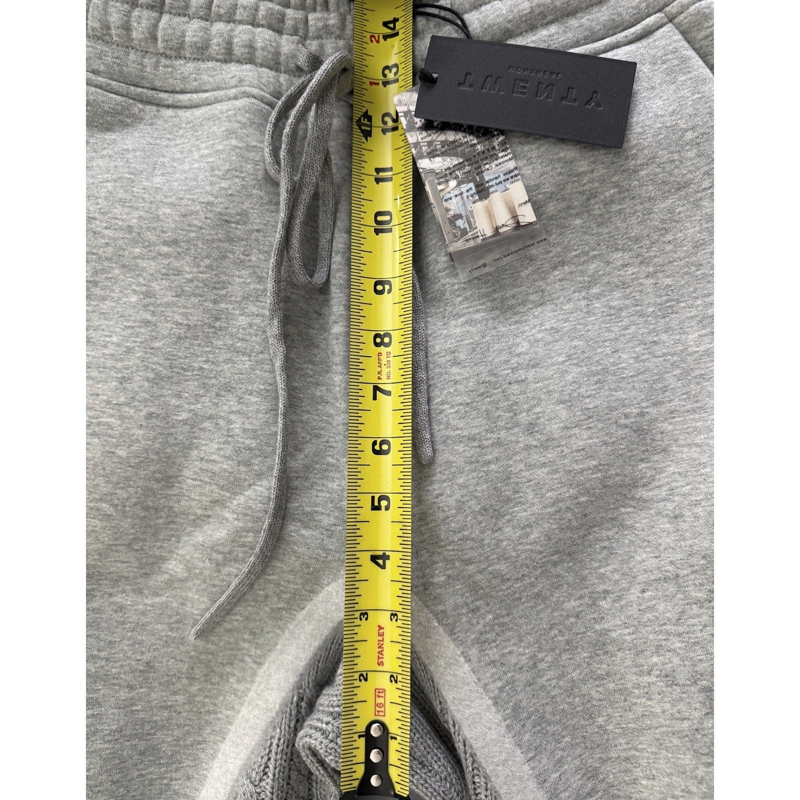 Twenty Montreal Felt Connect Joggers Men’s Small Heather Gray Pants NWT $255