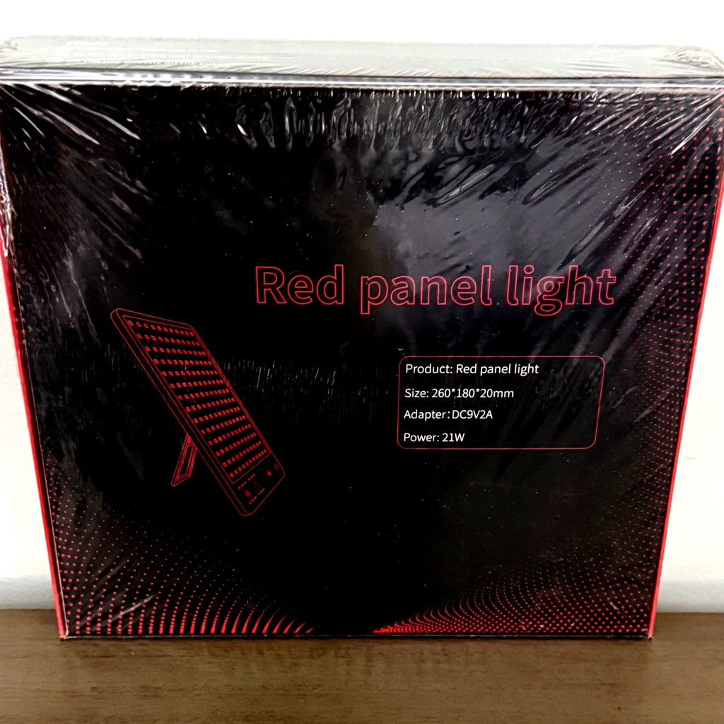 Red Light Therapy Panel 660nm 850nm w/Stand 3 Modes, 6 Brightness Timer Portable