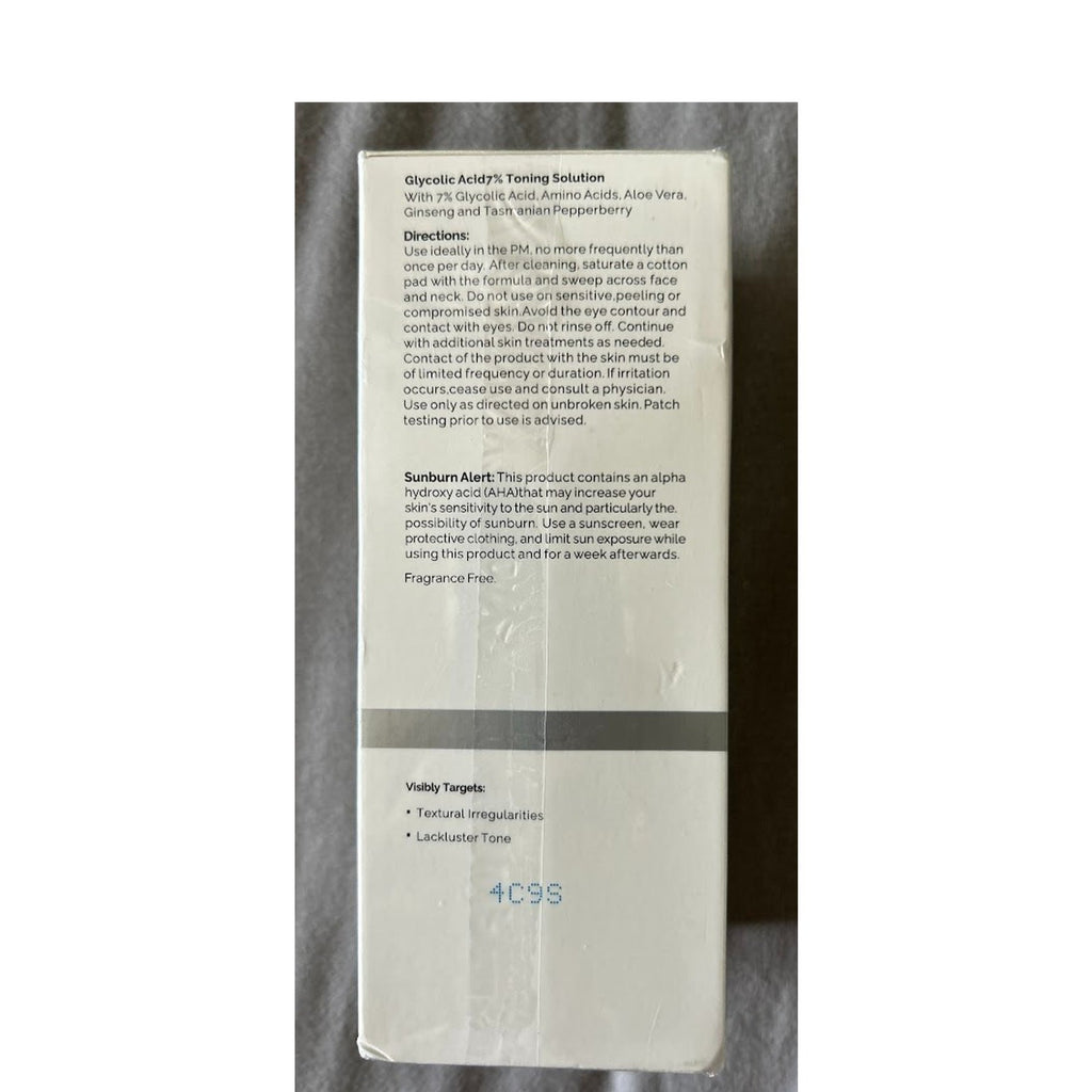 Glycolic Acid 7% Toning Resurfacing Exfoliating Solution BIG SIZE 8oz SEALED