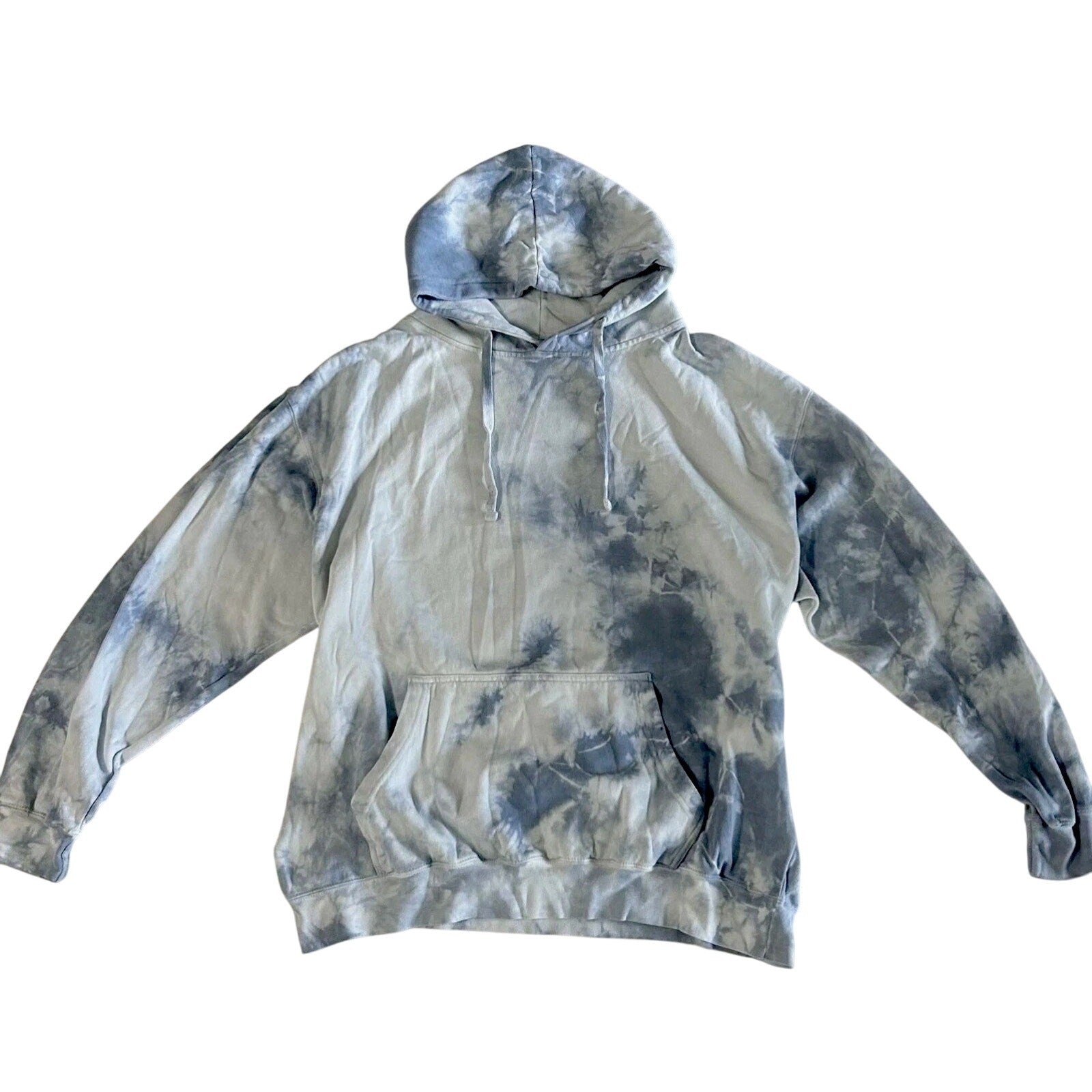 Paperbacks Cloud Tie Dye Hoodie Pullover 100% Cotton Hand Dyed Sz XXL NWT