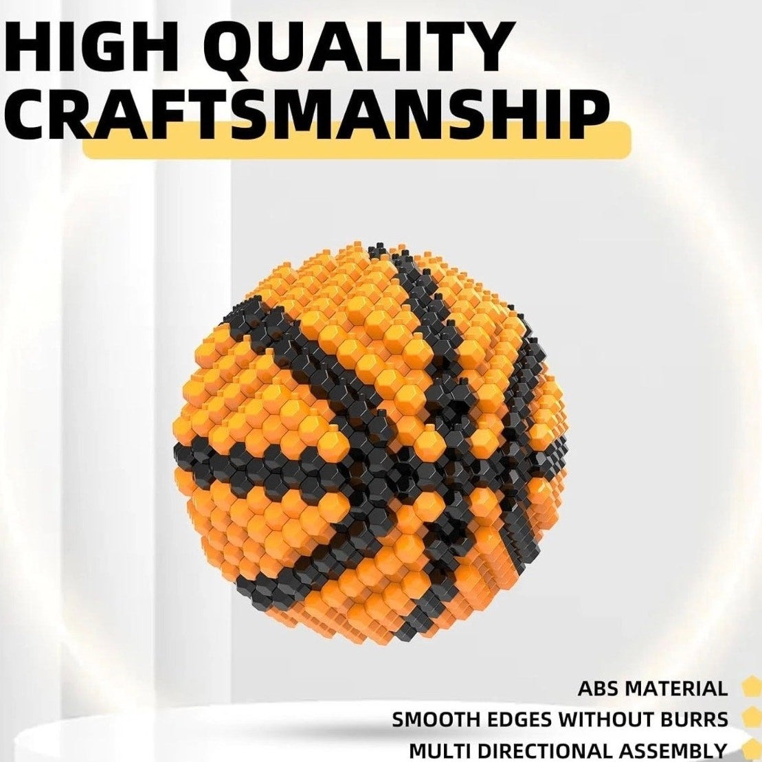 Basketball Building Block Set, Adults challenging STEM Block Decorations, NEW